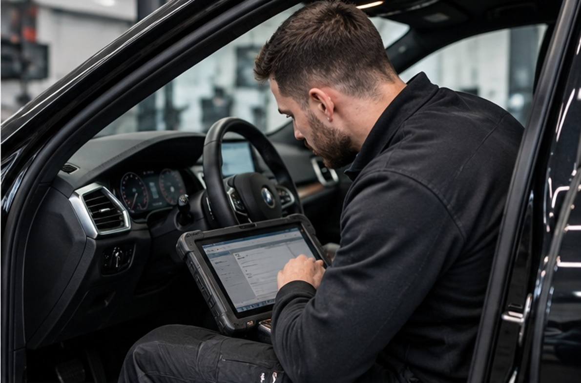 Fahrzeugdiagnose in der Werkstatt